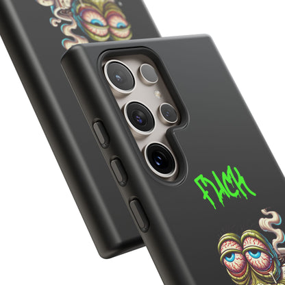 Phone Case — "F*** Monday" Grotesque Coffee Monster Shock Art