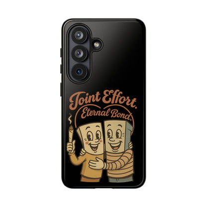 Phone Case — "Joint Effort Eternal Bond" Retro Cannabis Matchstick Design