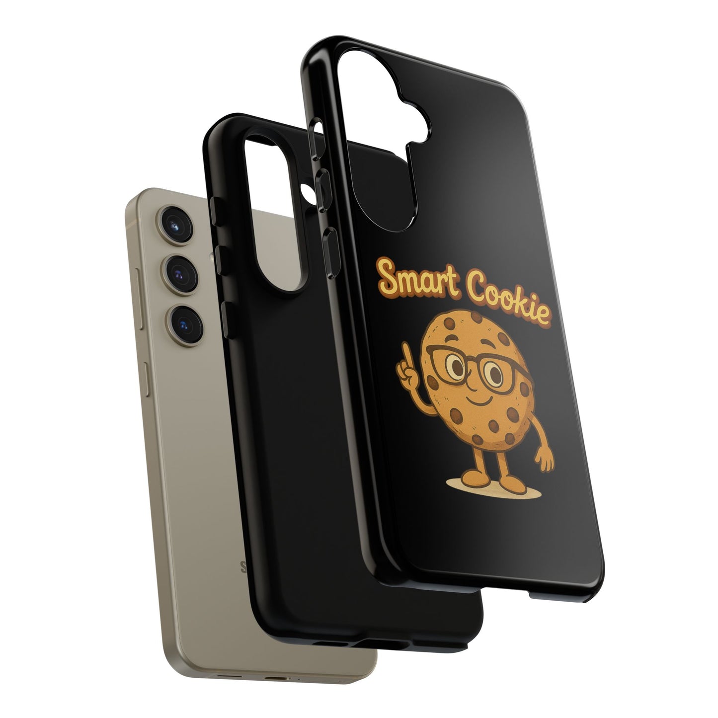 Phone Case — "Smart Cookie" Cute Cartoon Cookie Protective Cover