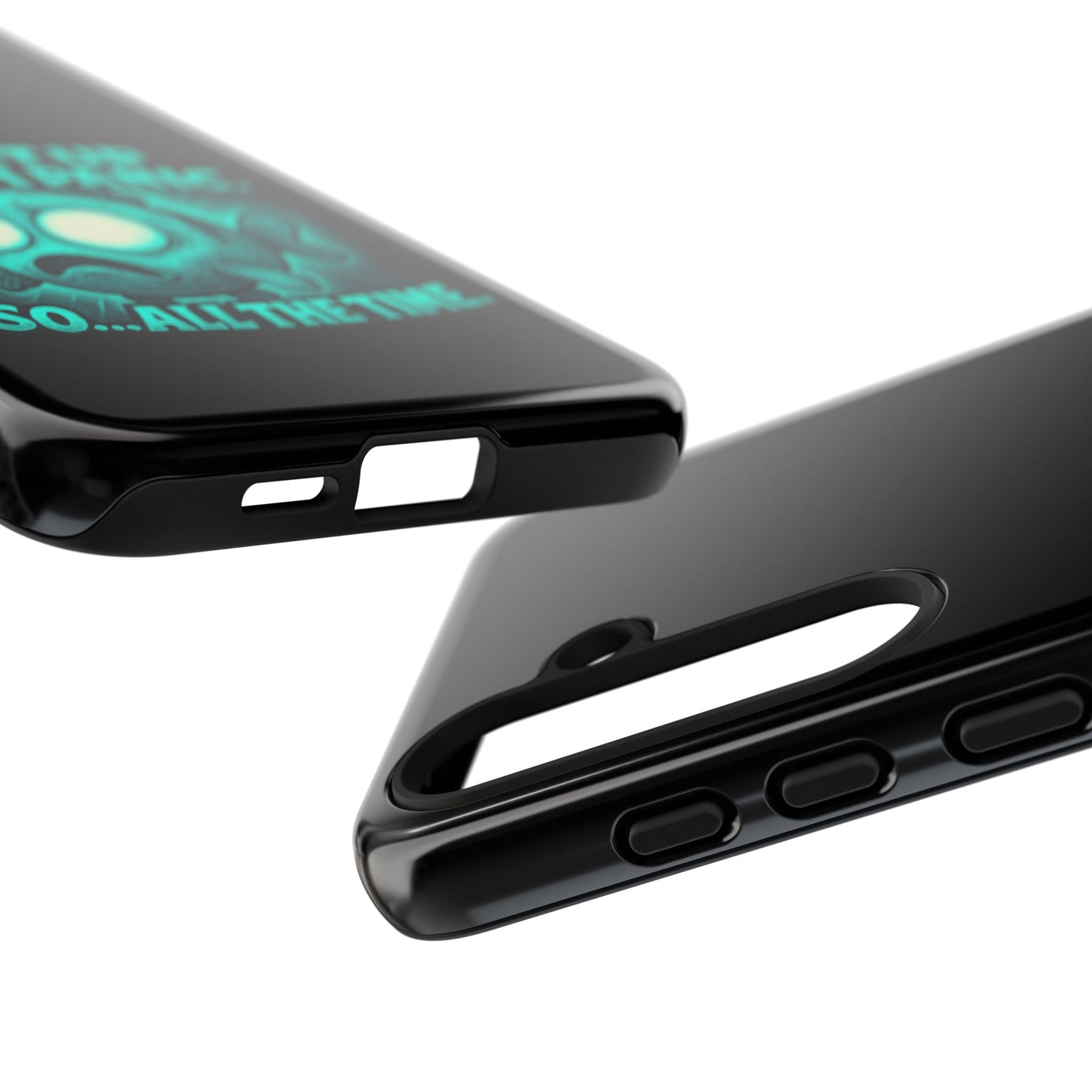 Phone Case — "I Light Up When I Panic" Glow Fish Anxiety Phone Case