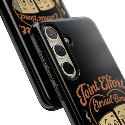 Phone Case — "Joint Effort Eternal Bond" Retro Cannabis Matchstick Design