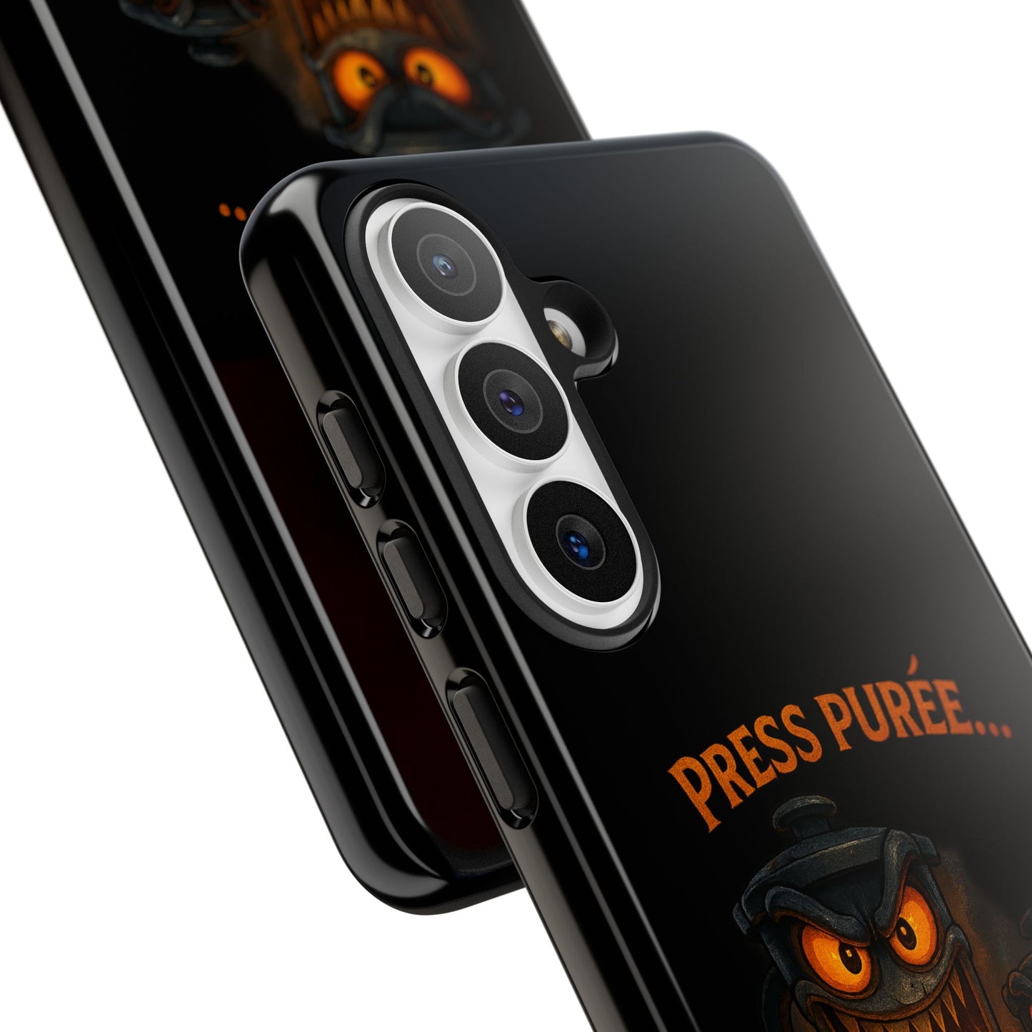 Phone Case - 'Press Purée...and Pray' Halloween Horror Protective Cover