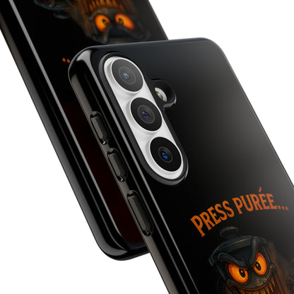 Phone Case - 'Press Purée...and Pray' Halloween Horror Protective Cover