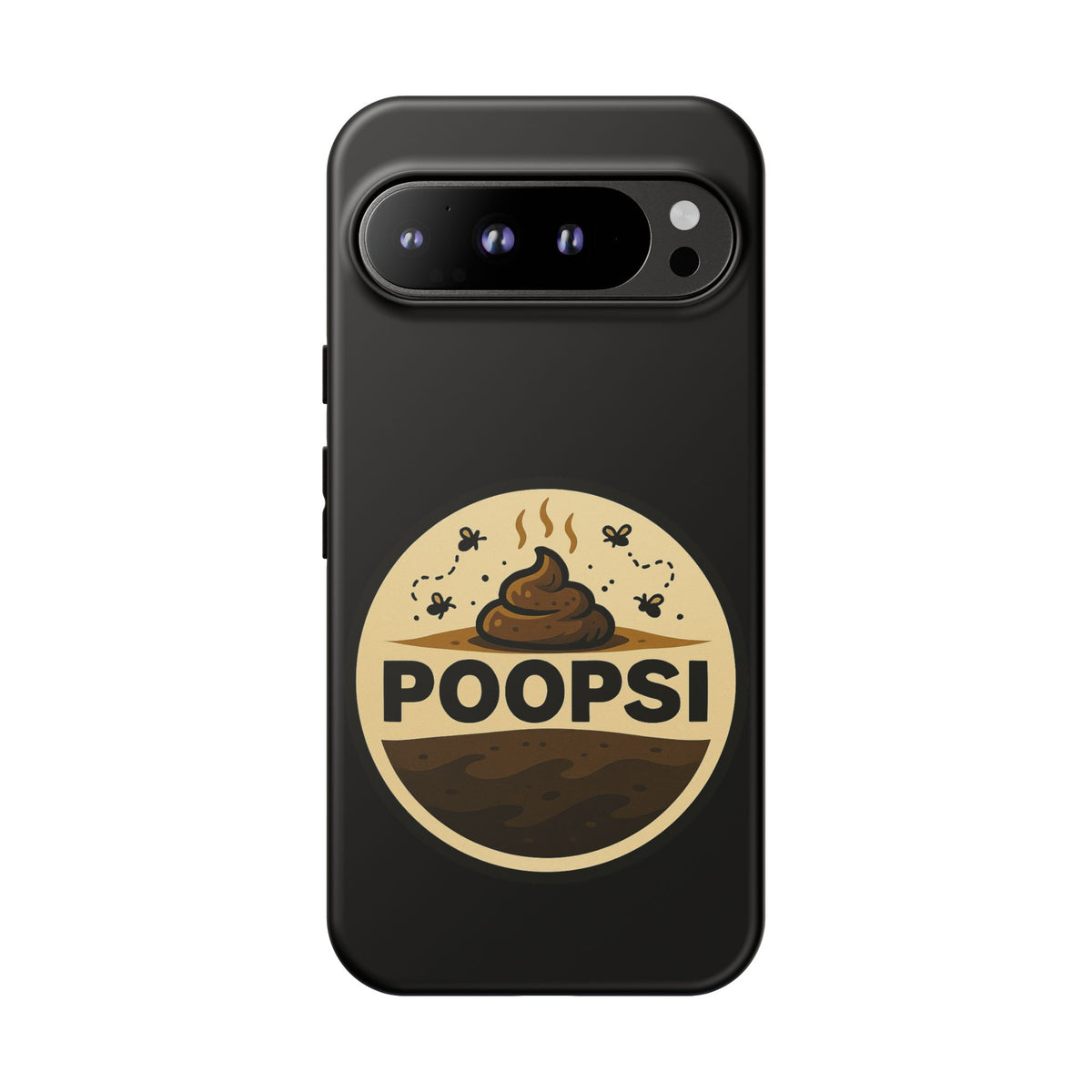 Phone Case — 'POOPSI' Funny Poop Logo Protective Cover