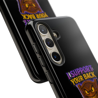 Phone Case — "I Support Your Back and Break Your Will" Funny Creepy Chair Design