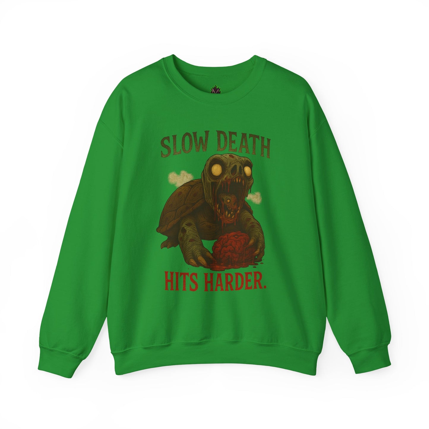 Slow Death Hits Harder – Undead Turtle Sweatshirt
