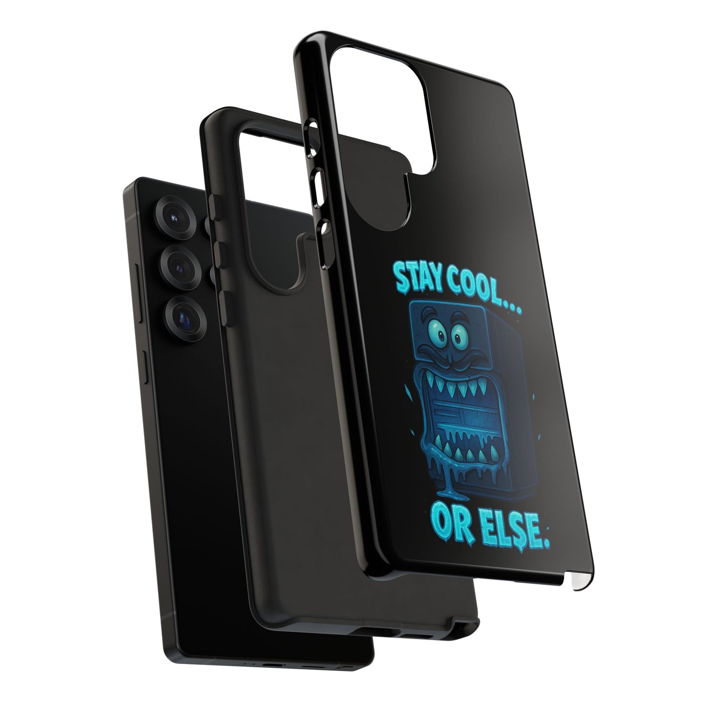 Stay Cool... Or Else. Phone Case — Neon Monster Protective iPhone Cover