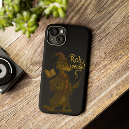 Rah Weasel Wizard Phone Case — Cute Fantasy Magical Creature iPhone Cover