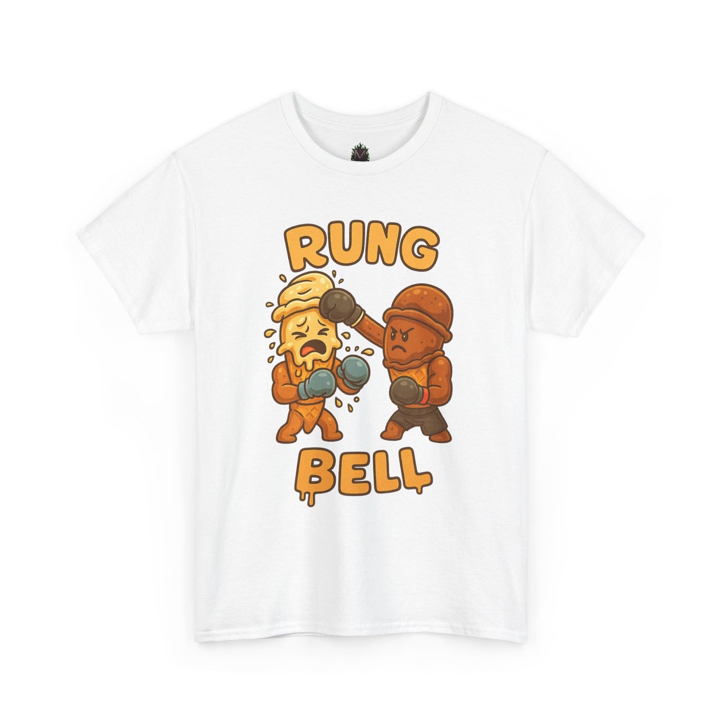 Rung Bell boxing donut tee | Funny food fight shirt