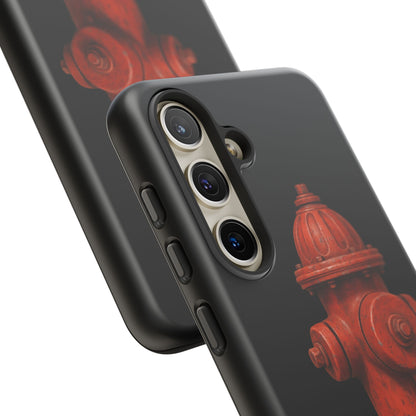 Red Fire Hydrant Phone Case — Tough Protective iPhone Cover