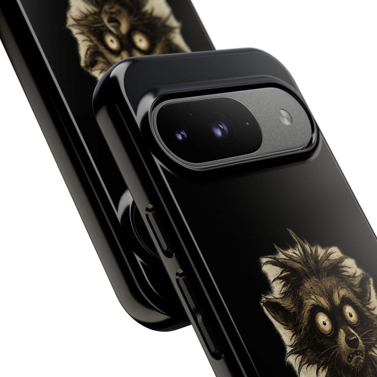 Phone Case — "Chosen by Darkness (Or Maybe Just Rabies)" Cute Creepy Lemur Design