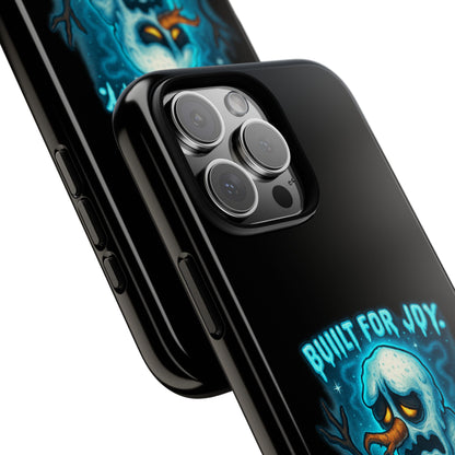 Phone Case — 'Built for Joy, Melting in Sorrow' Blue Melting Snowman Protective Case