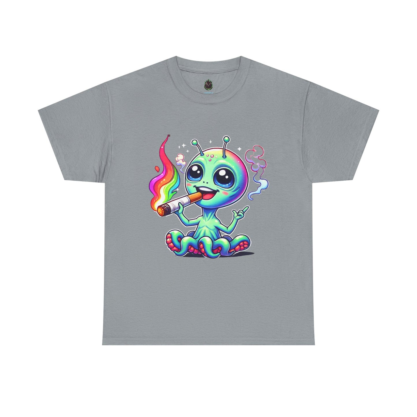 Colorful Alien Tee - Fun Graphic Tee