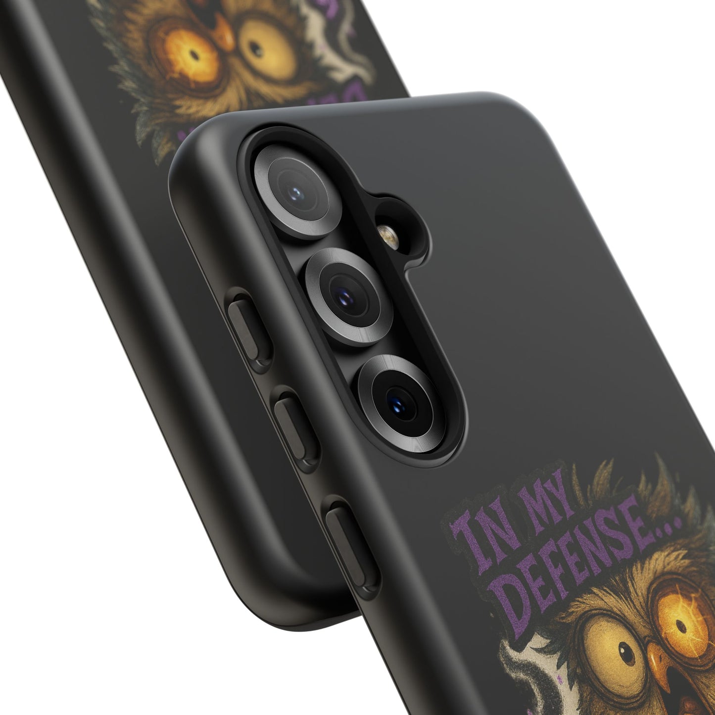 Phone Case — 'In My Defense… The Spell Did Work' Owl Witchy Protective Case