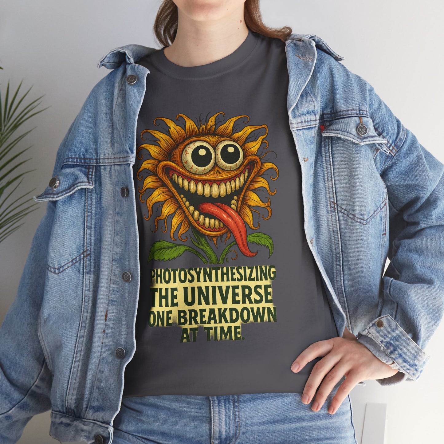 Photosynthesizining – Chaotic Sunflower Breakdown T-Shirt