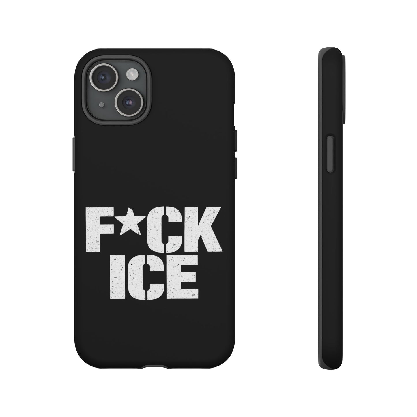 Phone Case — “F*CK ICE” Bold Protest Protective Cover