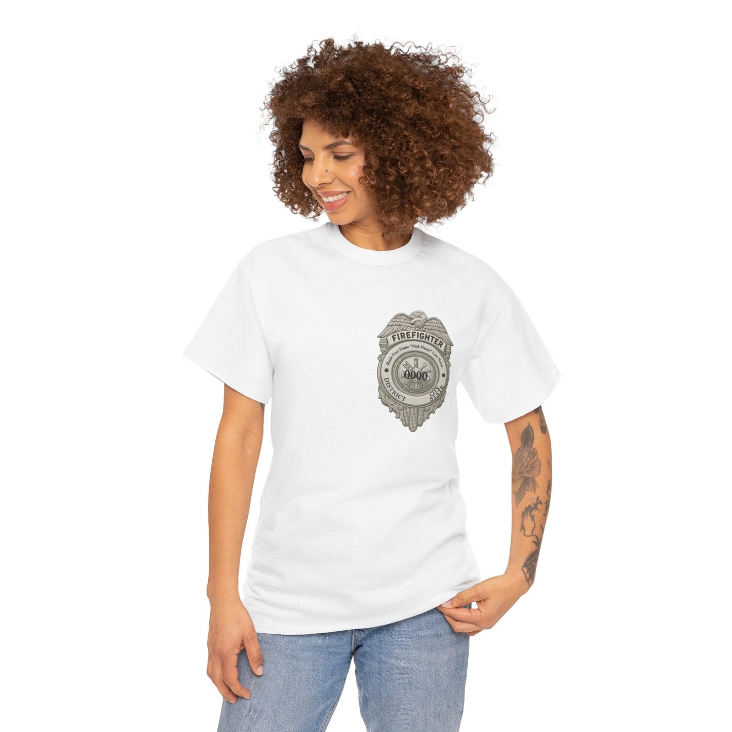 Not All Heroes Stand Tall – Firefighter Tribute Tee