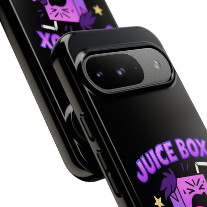 Phone Case — 'Juice Box Hero' Cute Cartoon Protective Cover
