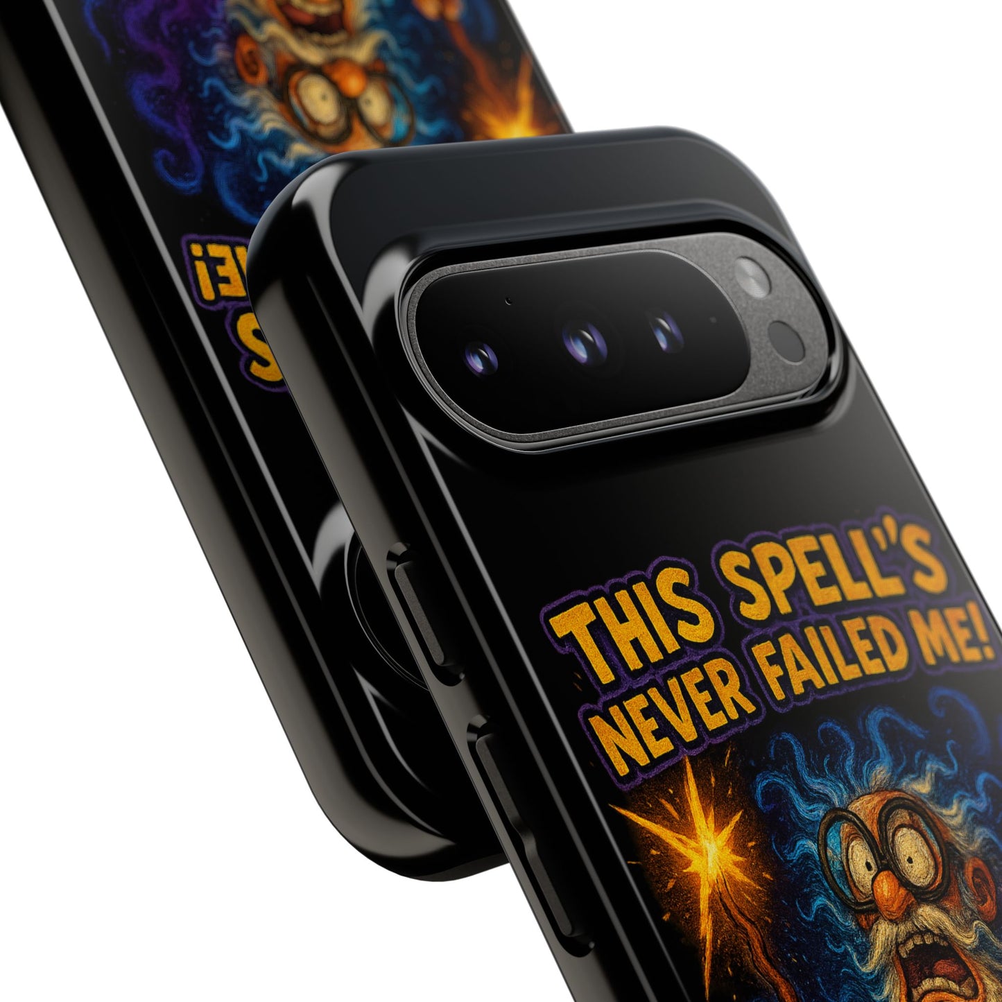 Wizard Phone Case — "This Spell's Never Failed Me!" Funny Magic Protective iPhone Cover