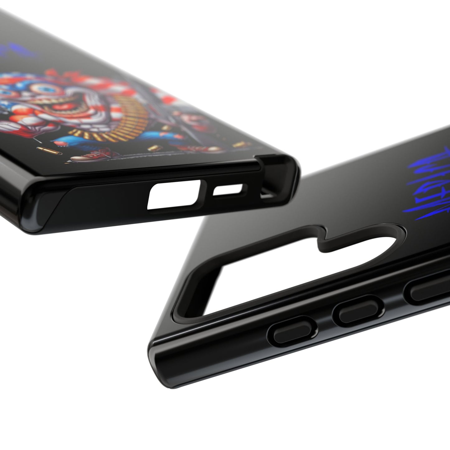 Phone Case — Patriotic 'Merica Clown with Flag, Beer & Rifle