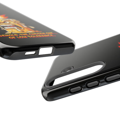 Phone Case — Angry Flaming Candle “Behold, the Chosen One… of Low Tolerance”