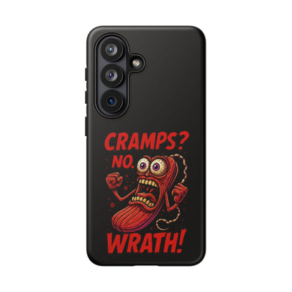 Phone Case — "Cramps? No, Wrath!" Retro Hot-Pepper Graphic