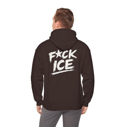 Hoodie — “F*ck Ice” Bold Graphic Back Print Hoodie