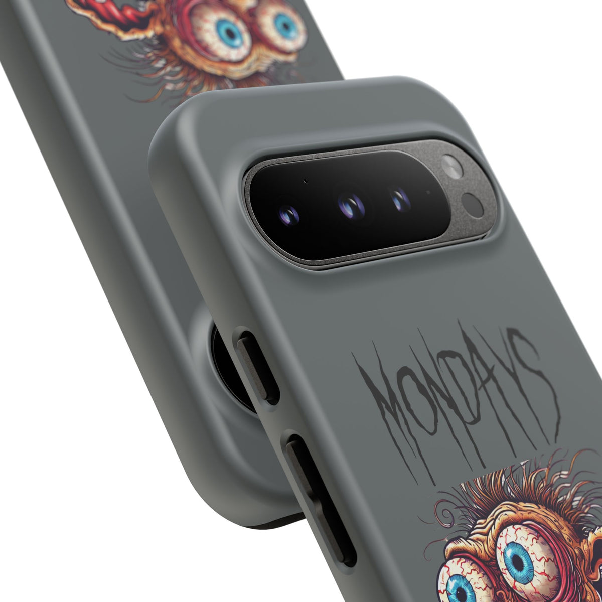 Mondays Zombie Character Phone Case – Funny Groggy Coffee Phone Cover