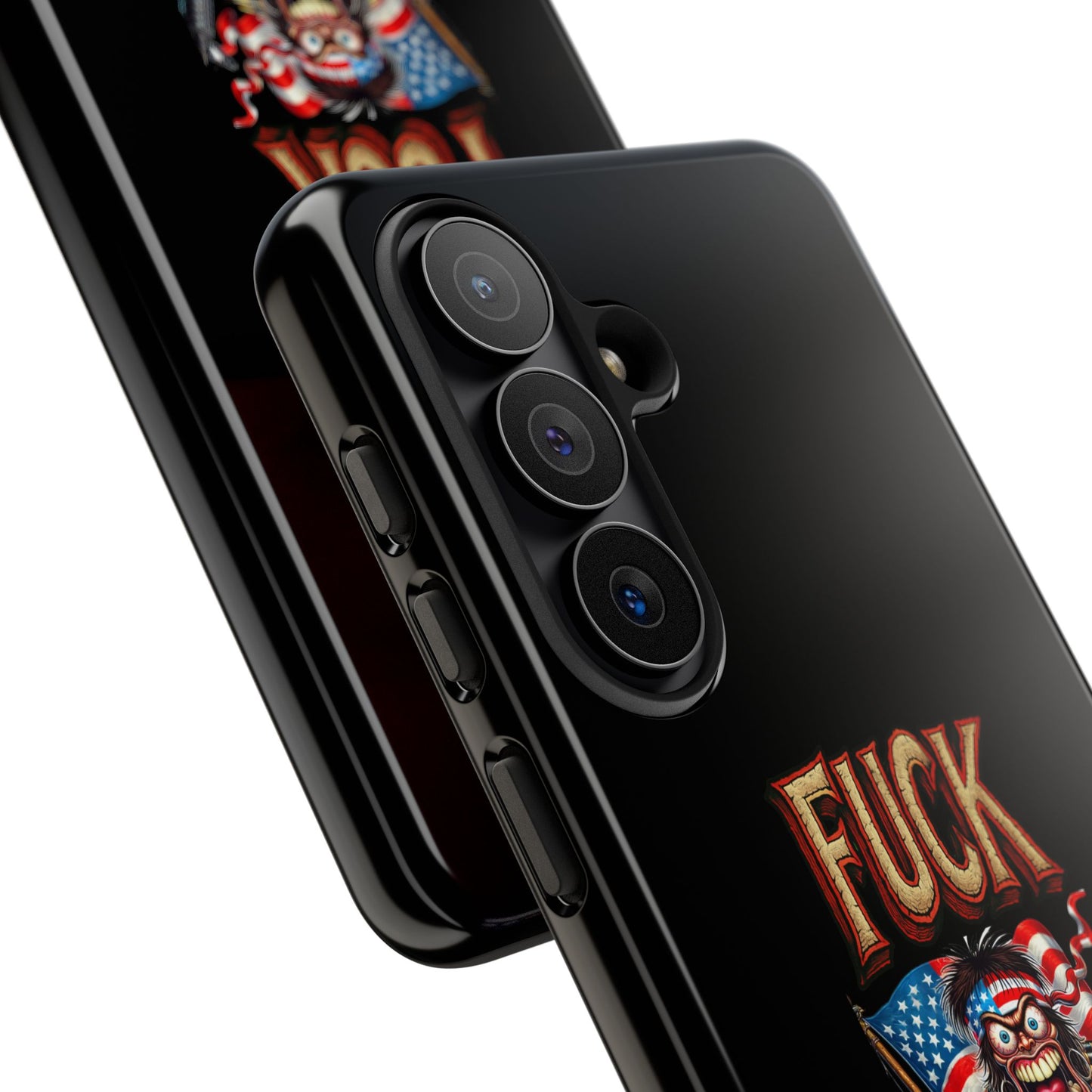Phone Case — "FUCK YEA" Patriotic Skeleton Soldier Graphic