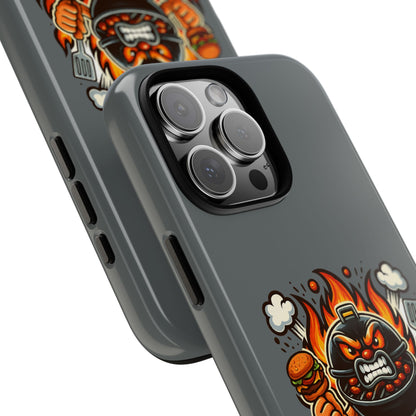 Grilling Phone Case — "Charcoal Is the Last Bastion of Liberty" BBQ Design