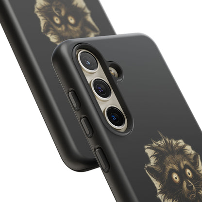 Phone Case — "Chosen by Darkness (Or Maybe Just Rabies)" Cute Creepy Lemur Design