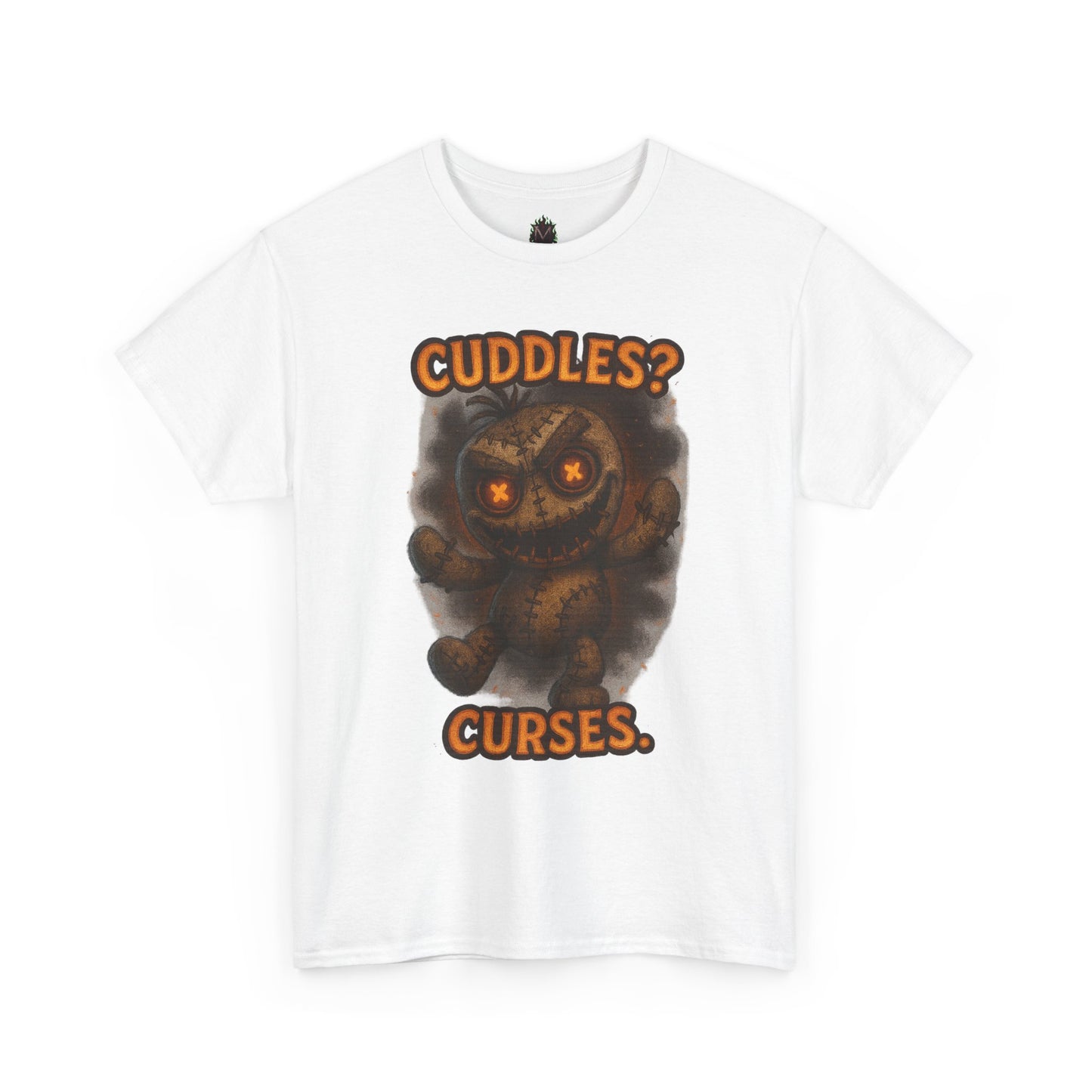 Cuddles? Curses. bear graphic tee | T-Shirt