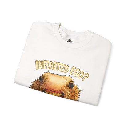 Inflated Ego? Nah, It’s Just Anxiety Crewneck Sweatshirt