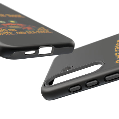 Phone Case - "Built Crab Tough" Funny Crab Graphic Protective Case