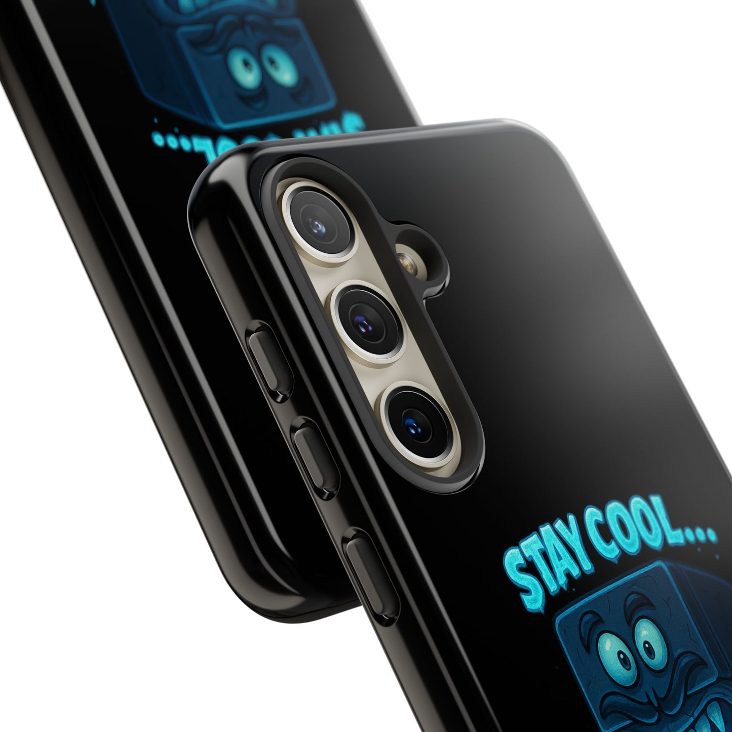 Stay Cool... Or Else. Phone Case — Neon Monster Protective iPhone Cover