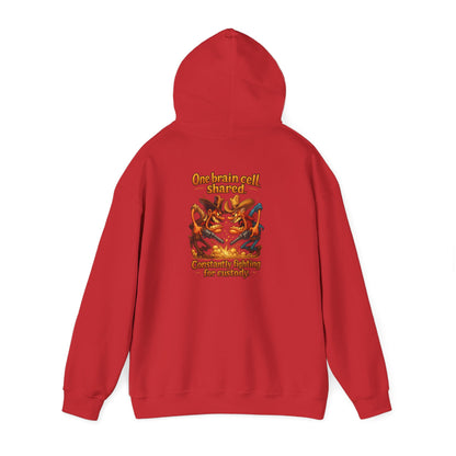 Vintage Crest Hoodie — Community Vibes Graphic Hooded Sweatshirt
