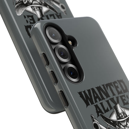 Phone Case — "Wanted Alive!" Cowboy Chewin' Tobacco Graphic