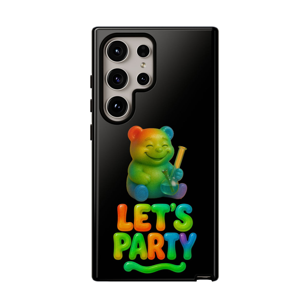 Let's Party Rainbow Bear Phone Case