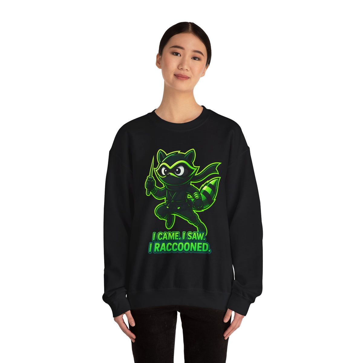 I Raccooned Ninja Crewneck