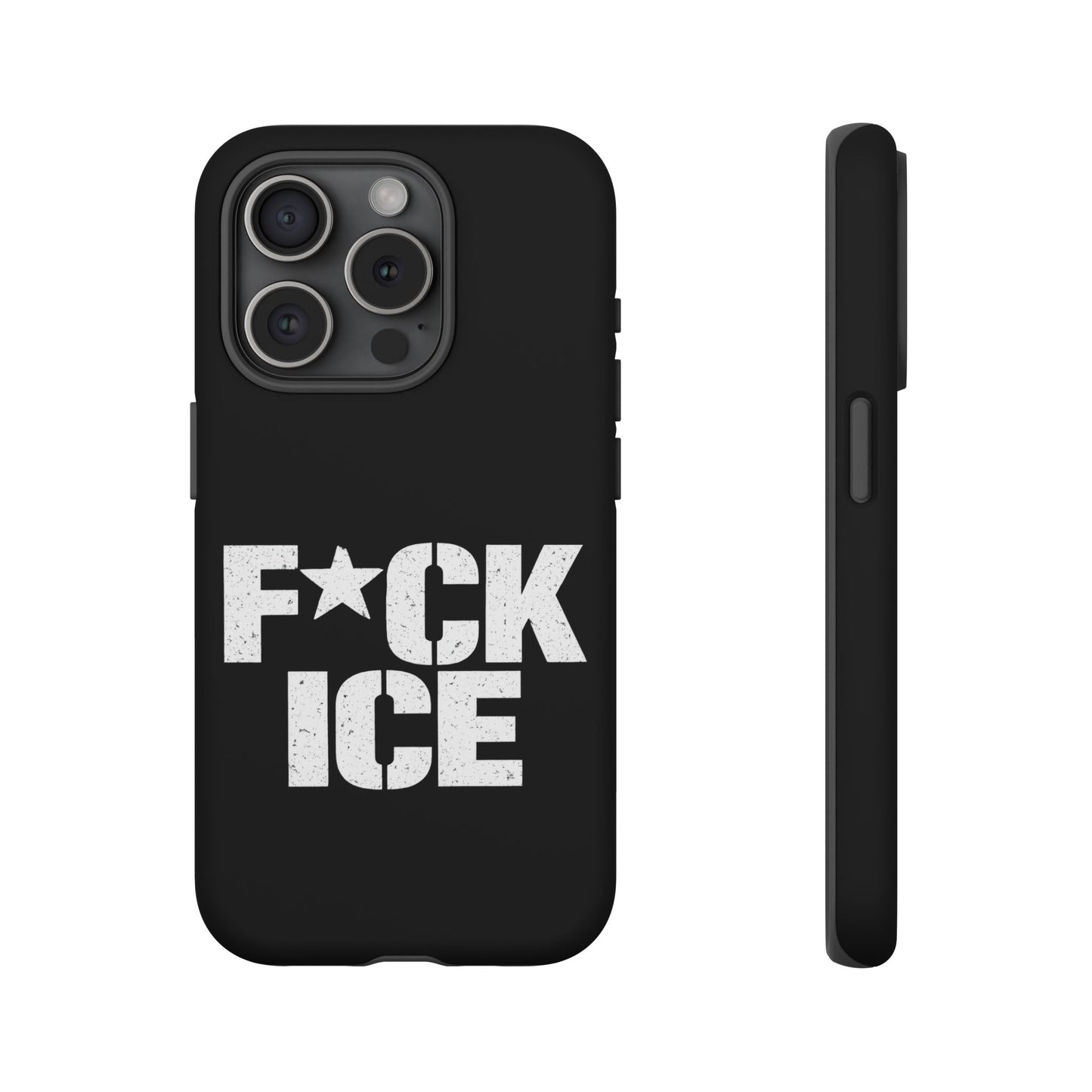 Phone Case — “F*CK ICE” Bold Protest Protective Cover