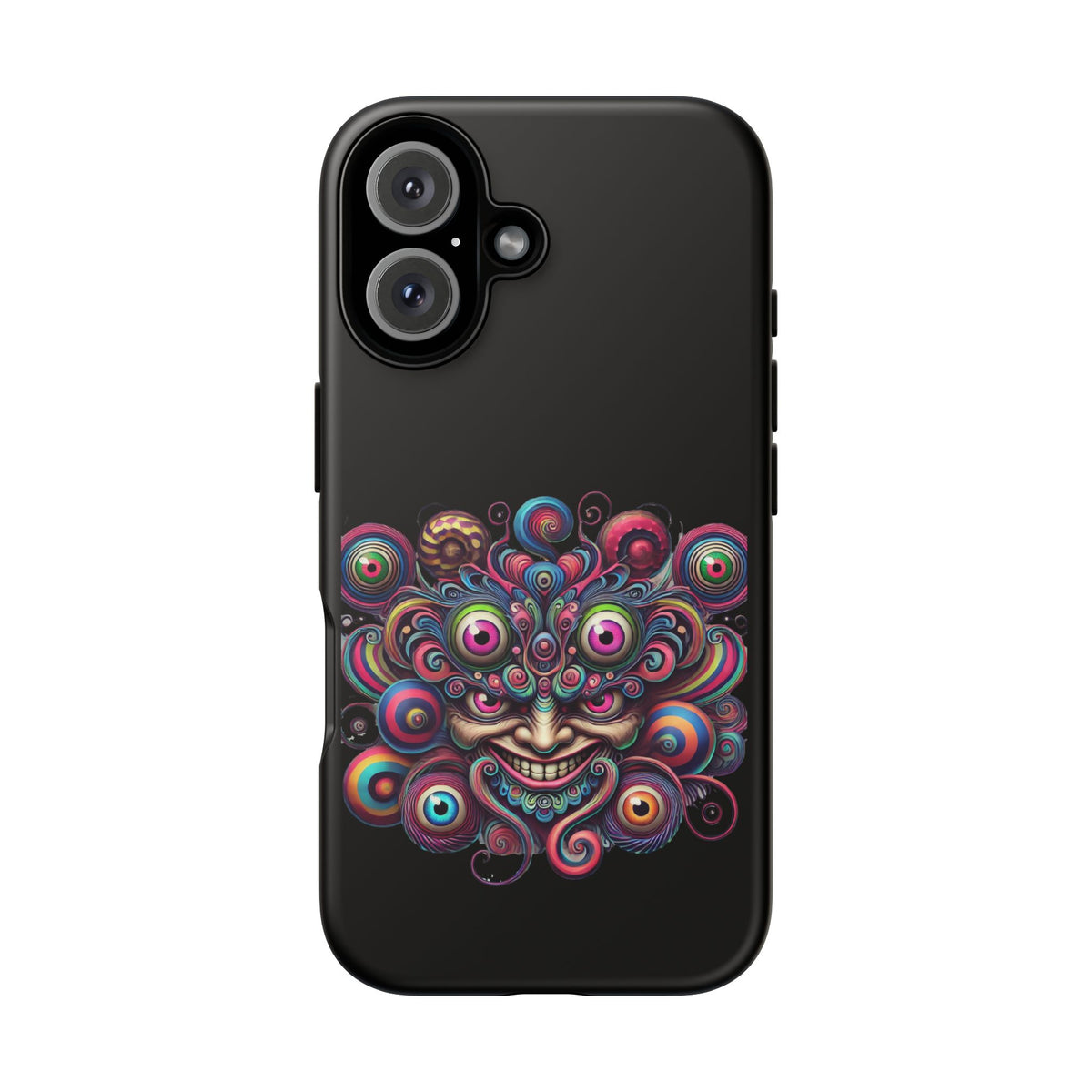 Psychedelic Smiling Eye Cluster Phone Case