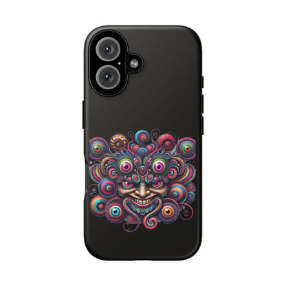 Psychedelic Smiling Eye Cluster Phone Case