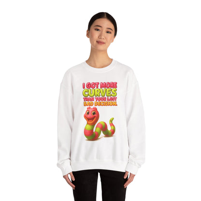 More Curves Than Your Last Bad Decision Crewneck
