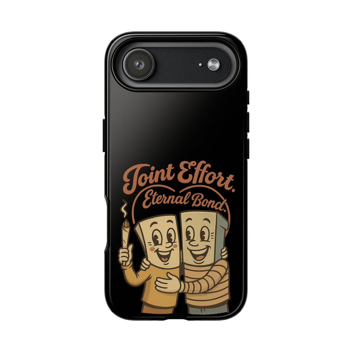 Phone Case — "Joint Effort Eternal Bond" Retro Cannabis Matchstick Design
