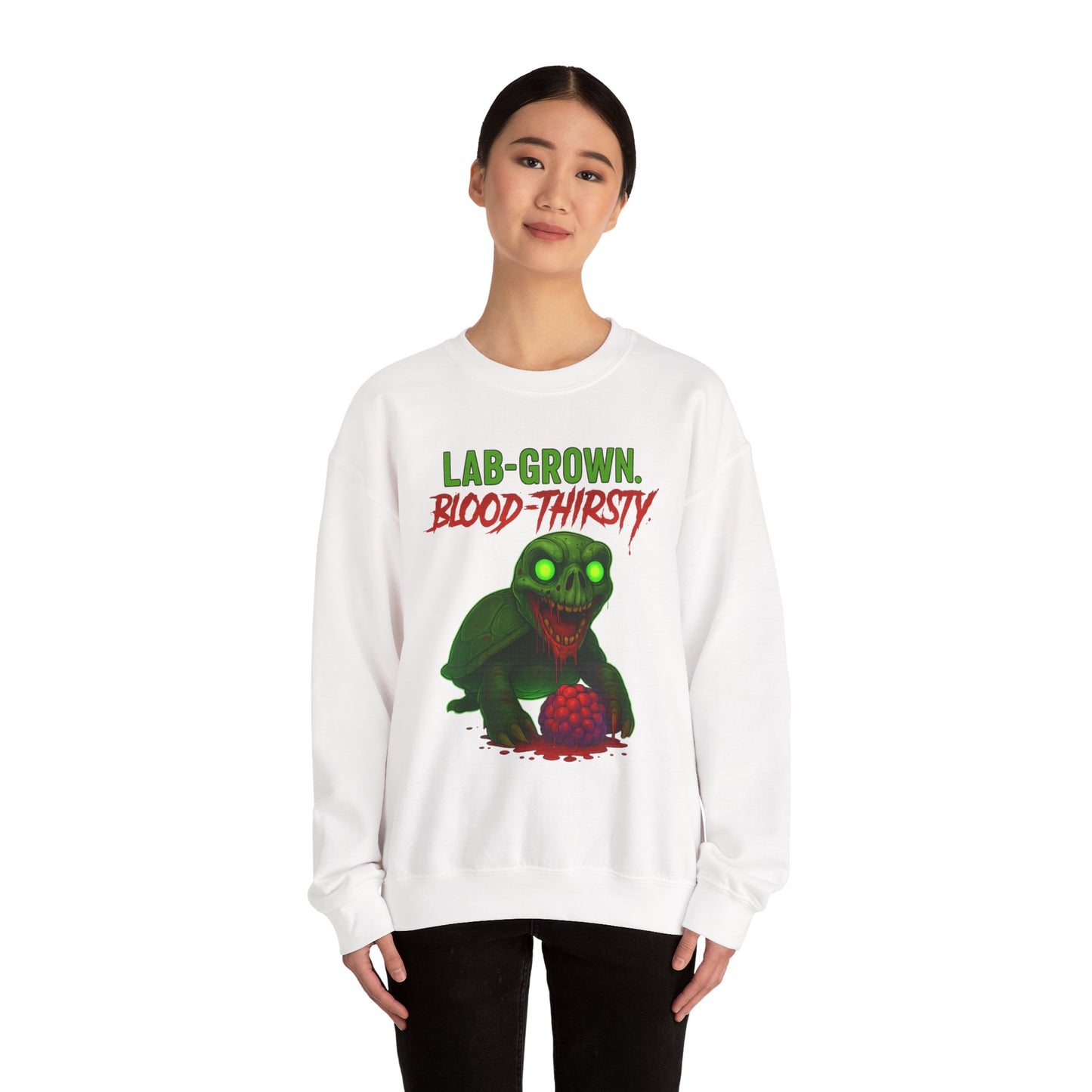 Lab-Grown. Blood-Thirsty. – Mutant Turtle Sweatshirt