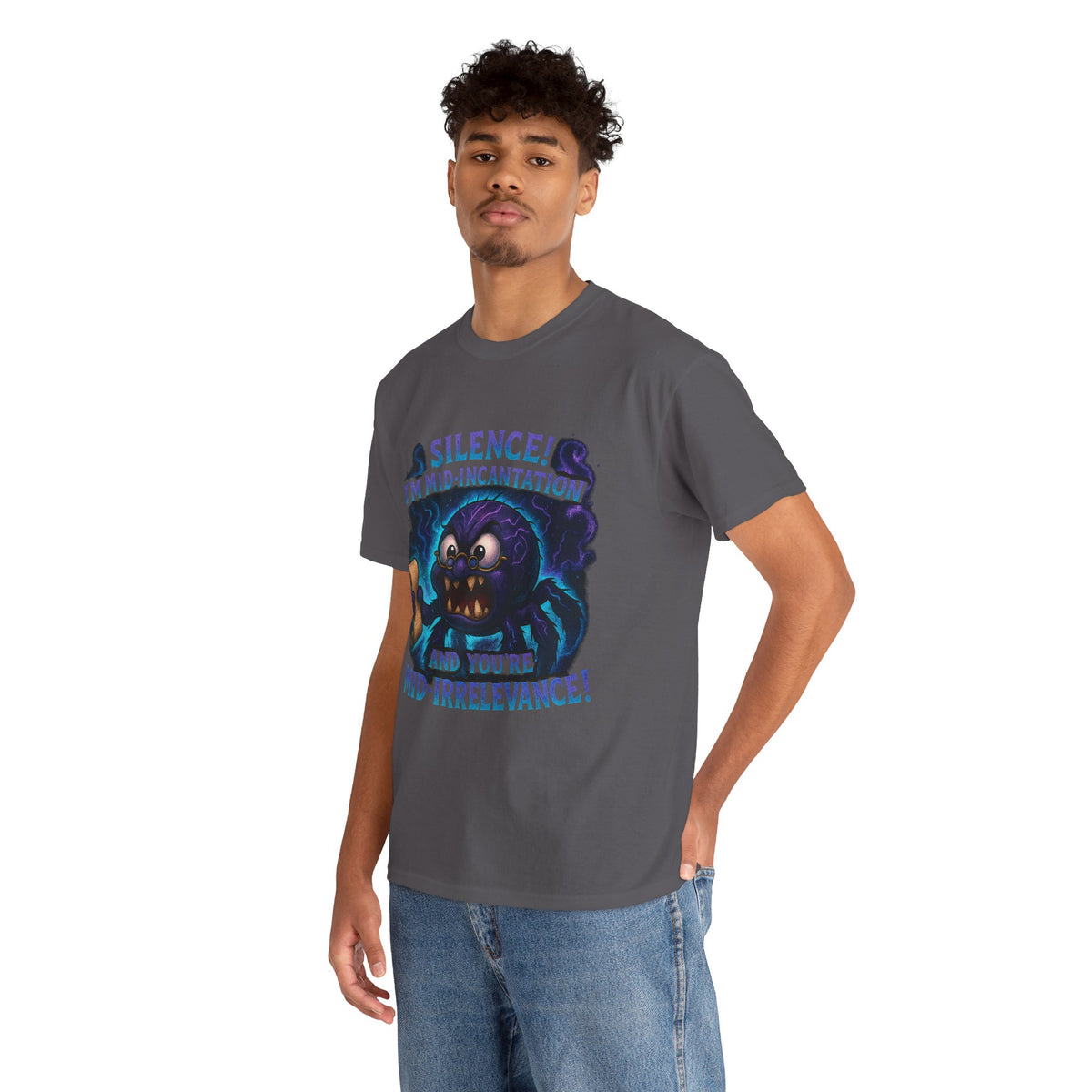 Silence! I’m Mid-Incantation T-Shirt | Funny Witchy Monster Tee