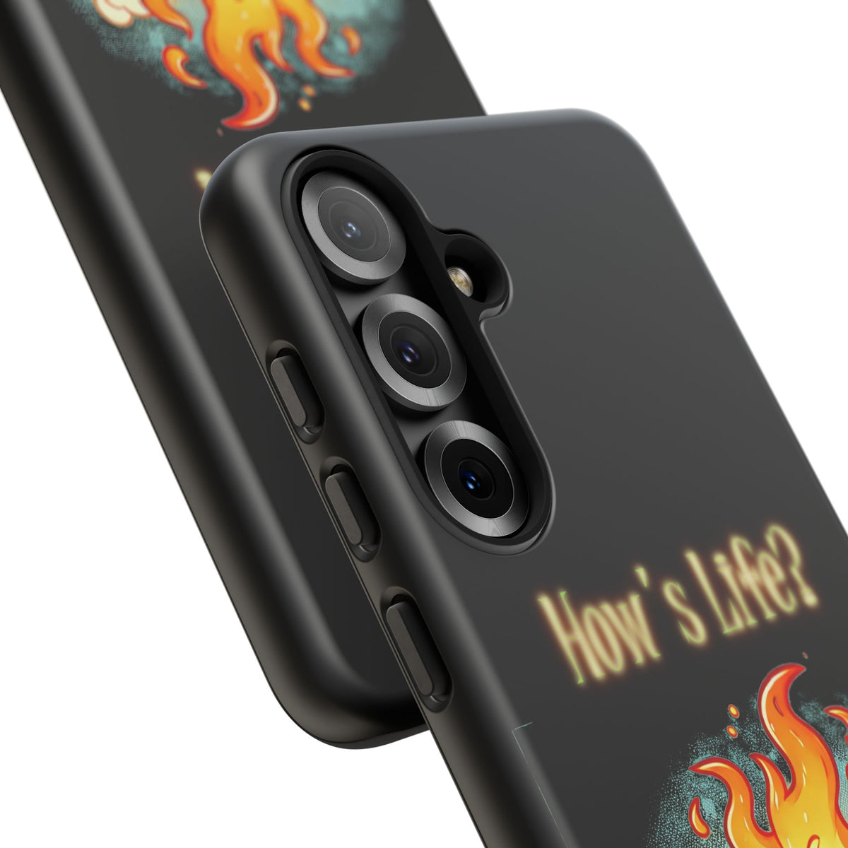 How's Life? Flaming Dumpster Phone Case