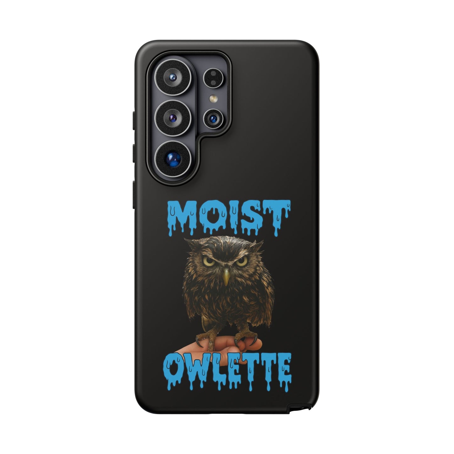 Moist Owlette Phone Case — Funny Owl Graphic Protective Case