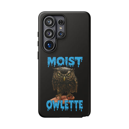 Moist Owlette Phone Case — Funny Owl Graphic Protective Case