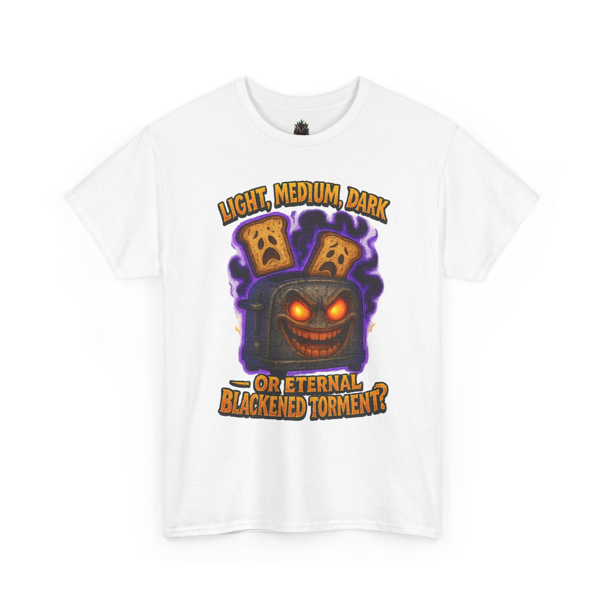 Spooky Toast Jack-o'-Lantern T-Shirt | Light Medium Dark or Eternal [...]